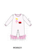 PO95 Pink heart wagon applique collection - ETA early December to LC