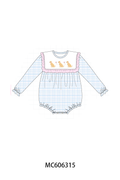 PO95 Blue puppy embroidery plaid collection - ETA early December to LC
