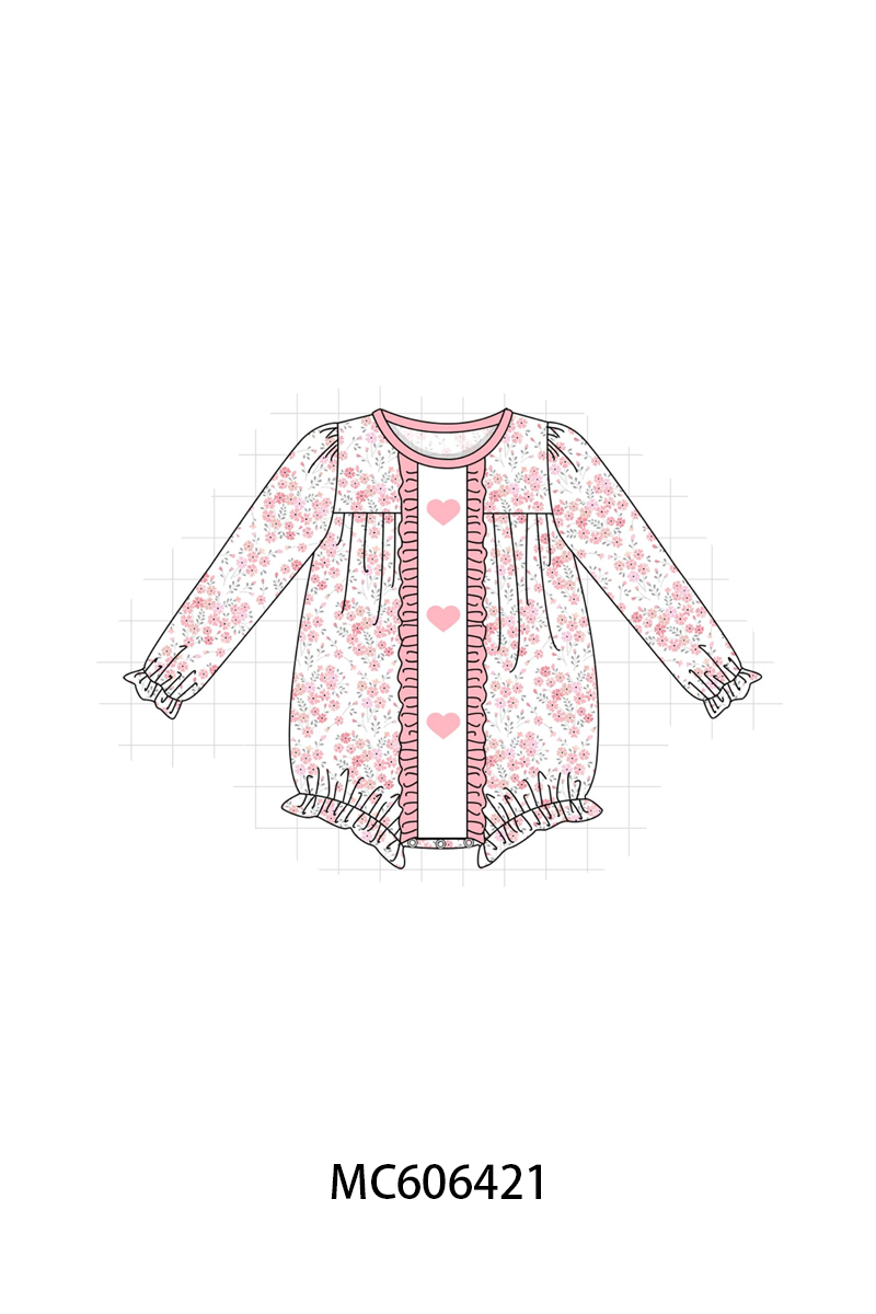 PO96 Pink valentine's day heart floral collection - ETA December to LC