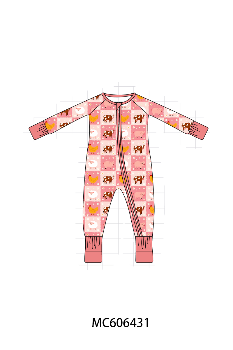 PO96 Pink farm checkered bamboo collection - ETA December to LC