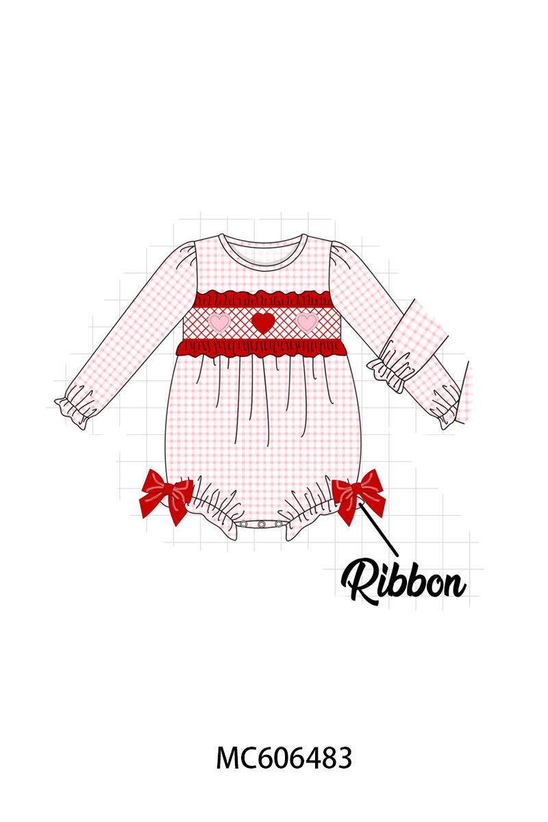 PO96 Red&blue heart excavator smocked collection - ETA December to LC