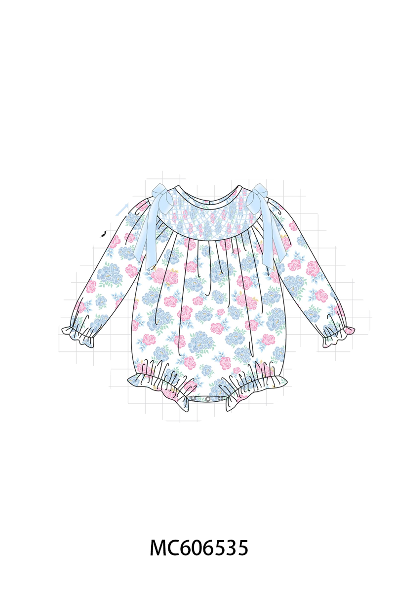 PO96 Blue&pink floral smocked collection - ETA December to LC