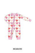 PO96 Pink heart print pajama collection - ETA December to LC