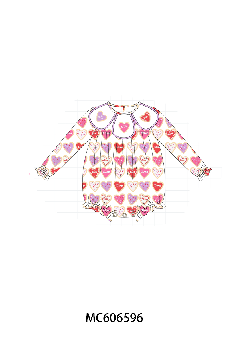 PO96 Multicolor heart embroidery collection - ETA December to LC