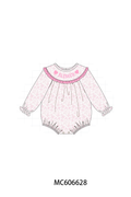 PO96 Pink blessed heart embroidery collection - ETA December to LC