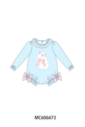 PO96 Blue meow bow applique collection - ETA December to LC