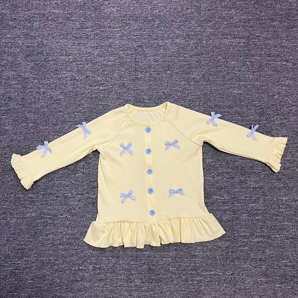 PO98 Multicolored bow ruffle cardigan collection  - ETA January to LC