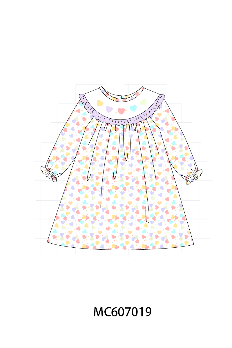 PO98 Valentine's day heart embroidery collection  - ETA January to LC
