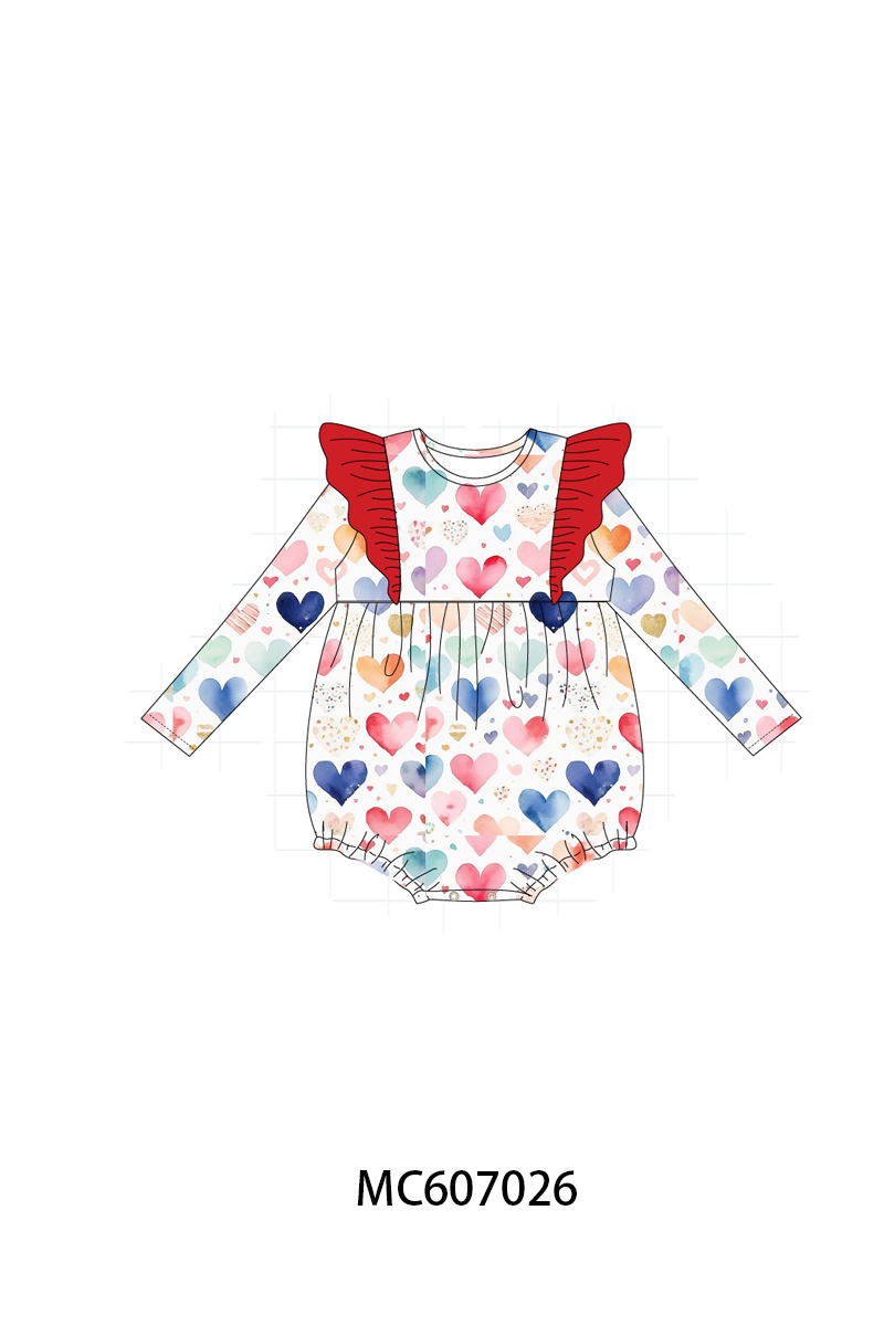 PO98 Red valentine's day heart print collection  - ETA January to LC