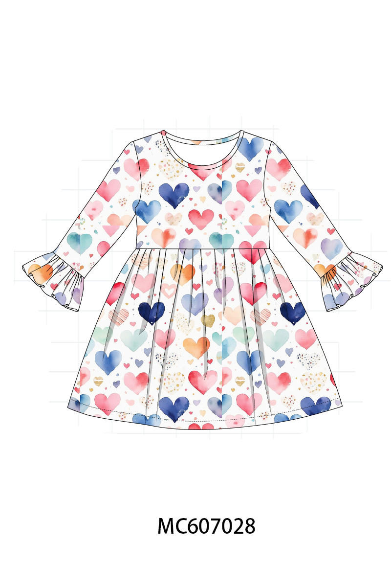 PO98 Red valentine's day heart print collection  - ETA January to LC