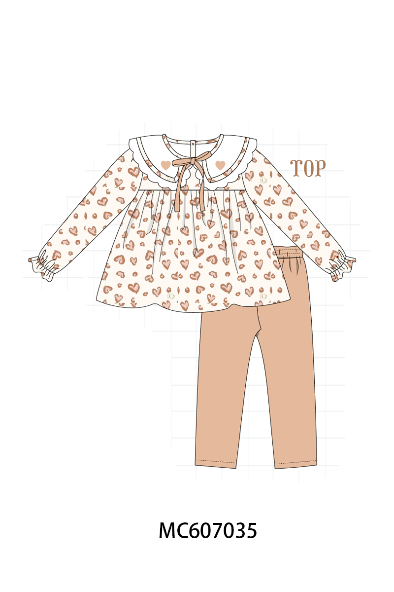 PO98 Chocolate heart embroidery collection  - ETA January to LC