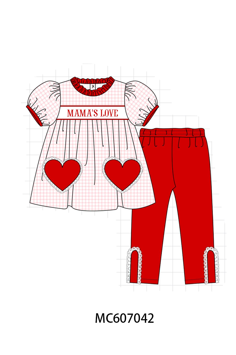 PO98 Red&blue MAMA'S LOVE embroidery lace collection  - ETA January to LC