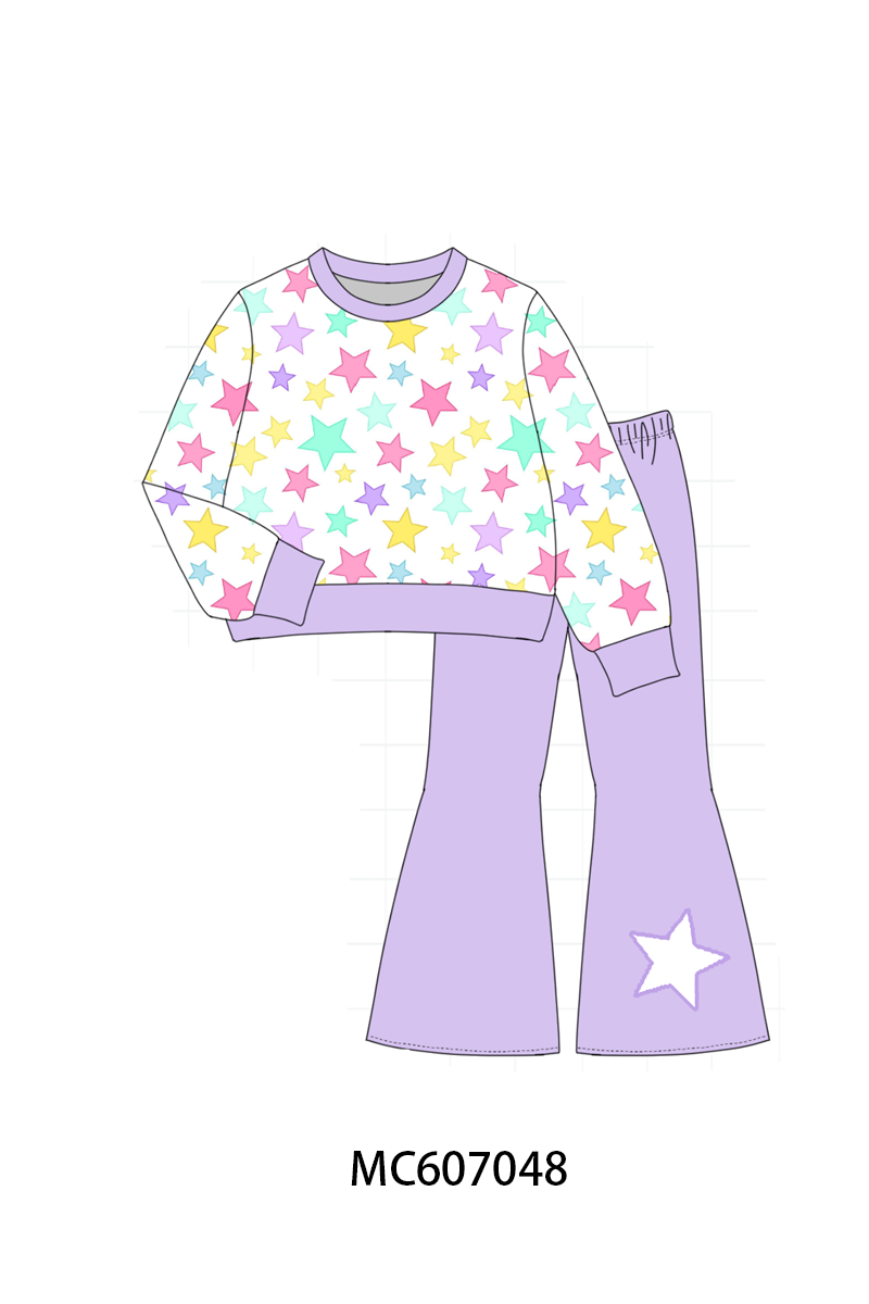 PO98 Multicolored valentine's day bow heart pants set collection  - ETA January to LC