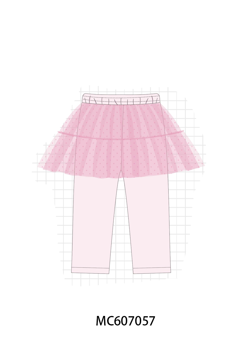 PO98 Pink love heart embroidery ruffle collection  - ETA January to LC