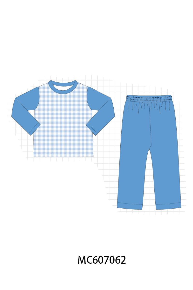 PO98 Pink&blue bow gingham collection  - ETA January to LC