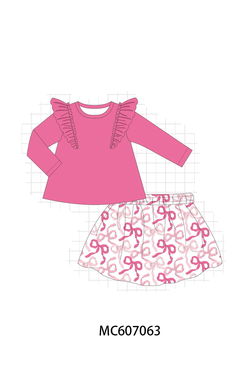 PO98 Pink&blue bow gingham collection  - ETA January to LC