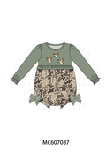 PO98 Grey green leopard duck embroidery collection  - ETA January to LC