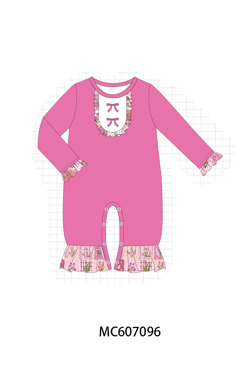 PO98 Pink floral bow collection  - ETA January to LC