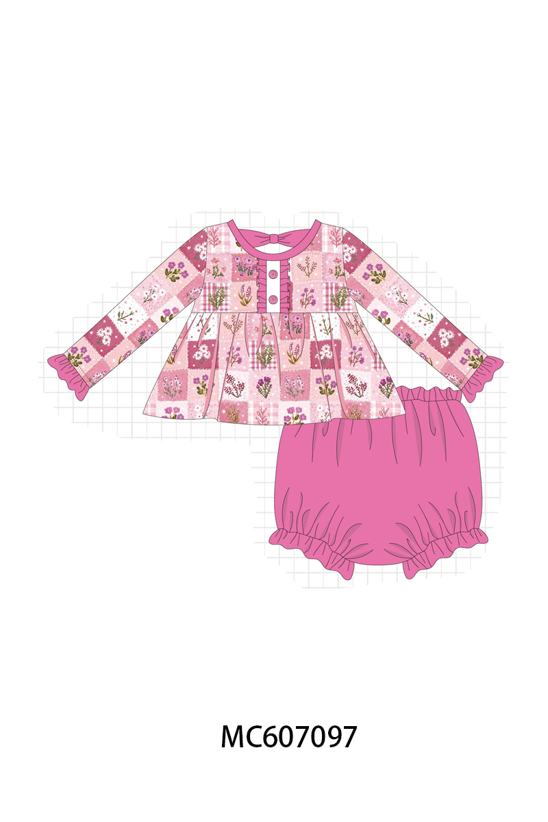 PO98 Pink floral bow collection  - ETA January to LC