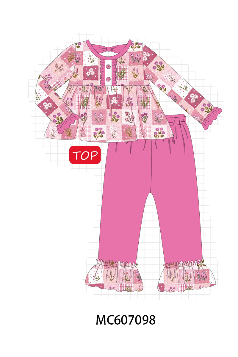 PO98 Pink floral bow collection  - ETA January to LC