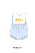 PO99 Blue duck embroidery seersucker collection