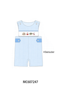 PO99 Blue fishing embroidery collection