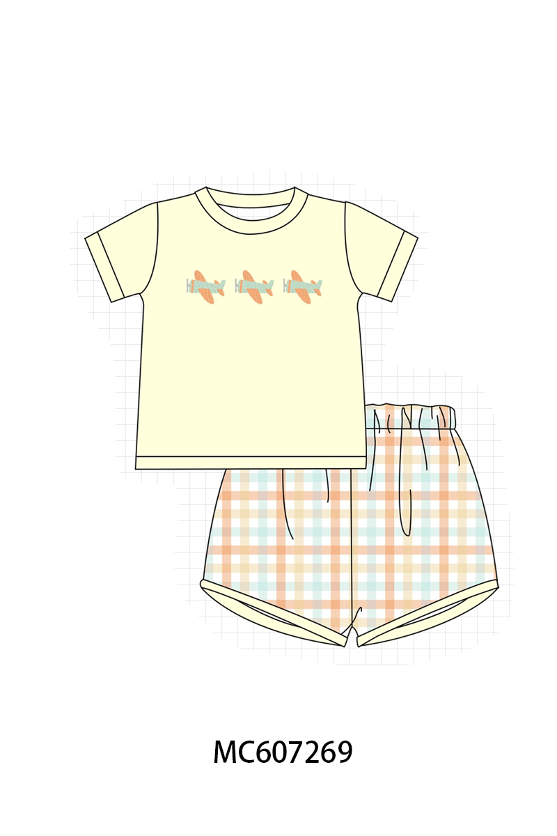 PO99 Cream airplane french knot collection