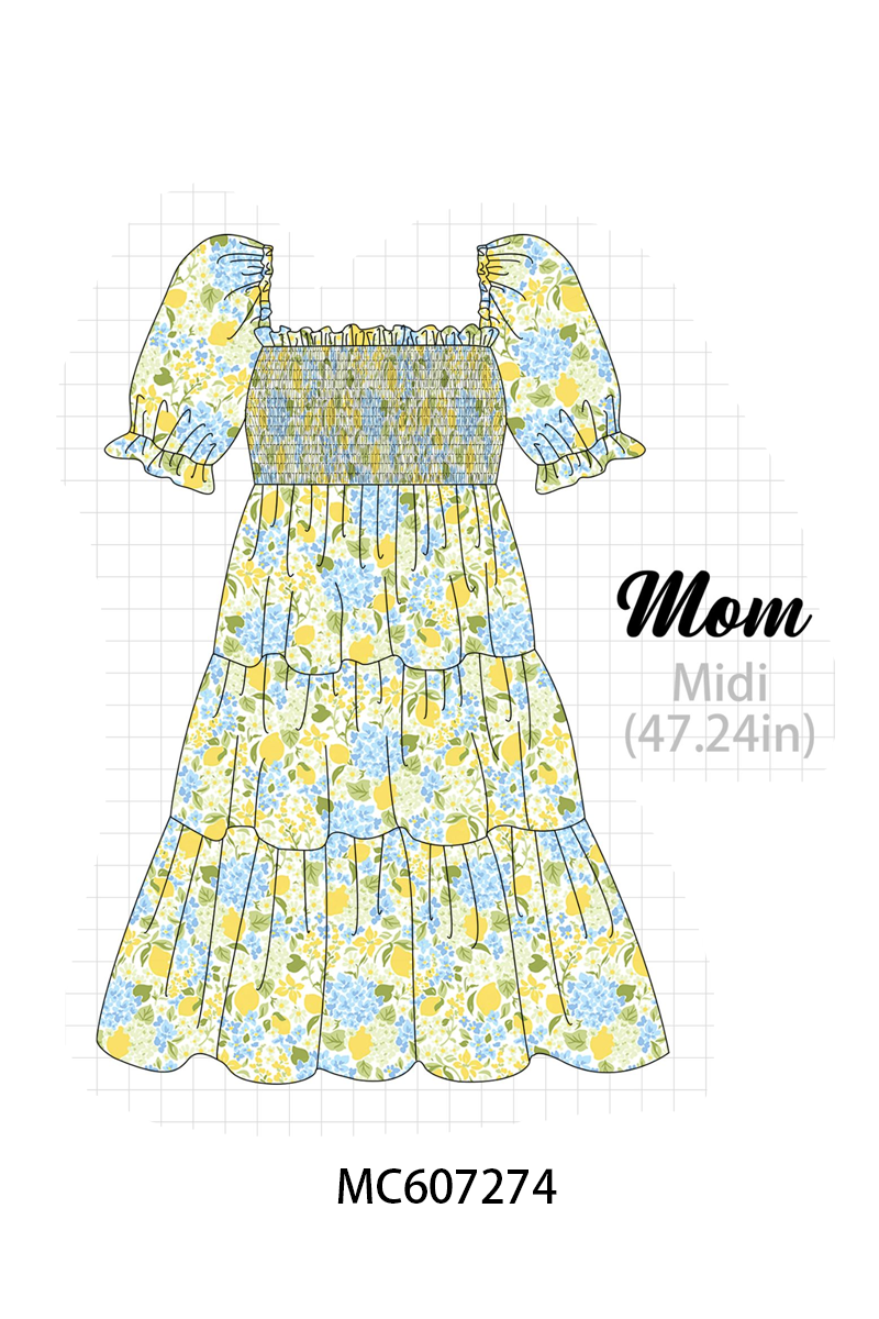 PO99 Lemon hydrangea embroidery collection