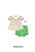 PO99 Pink St. Patrick's Day clover monogram embroidery collection