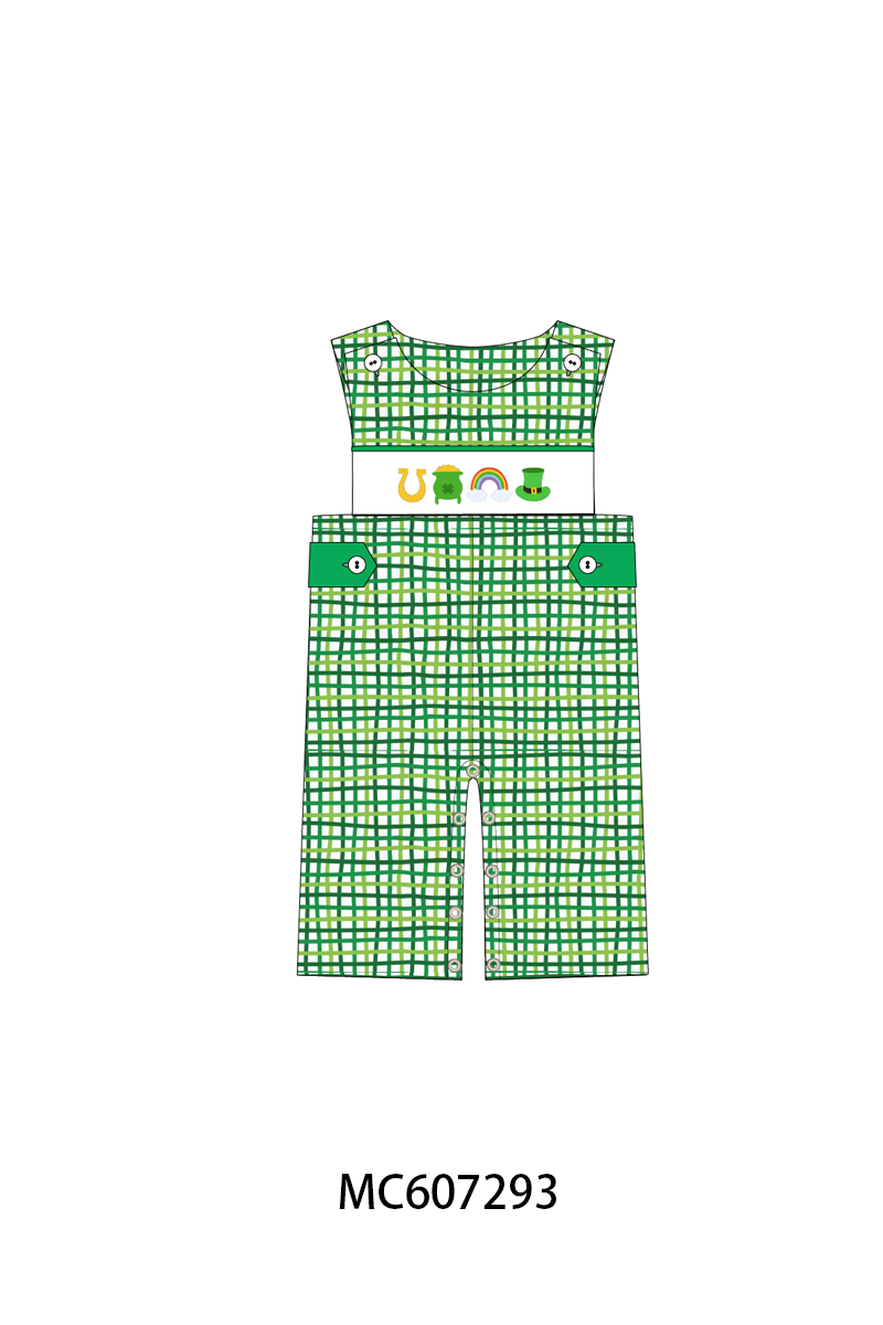 PO99 Green Happy Go Lucky embroidery collection