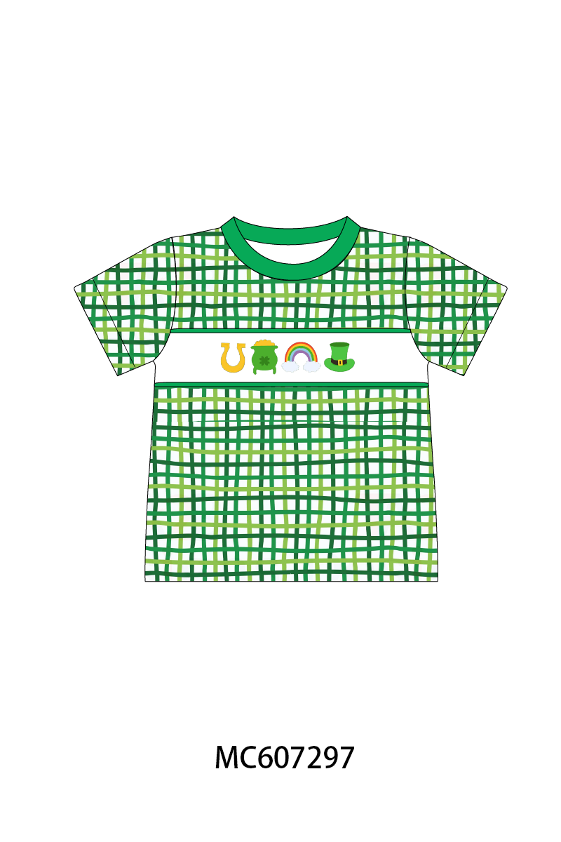 PO99 Green Happy Go Lucky embroidery collection