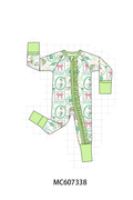 PO99 Green clover bow goose bamboo collection