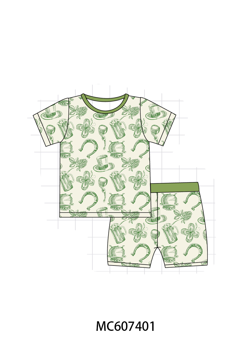 PO99 Green St. Patrick's Day bamboo collection