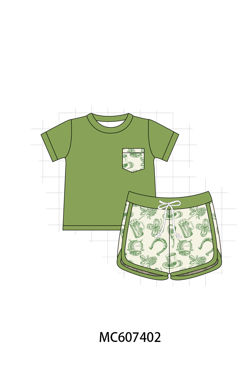 PO99 Green St. Patrick's Day bamboo collection