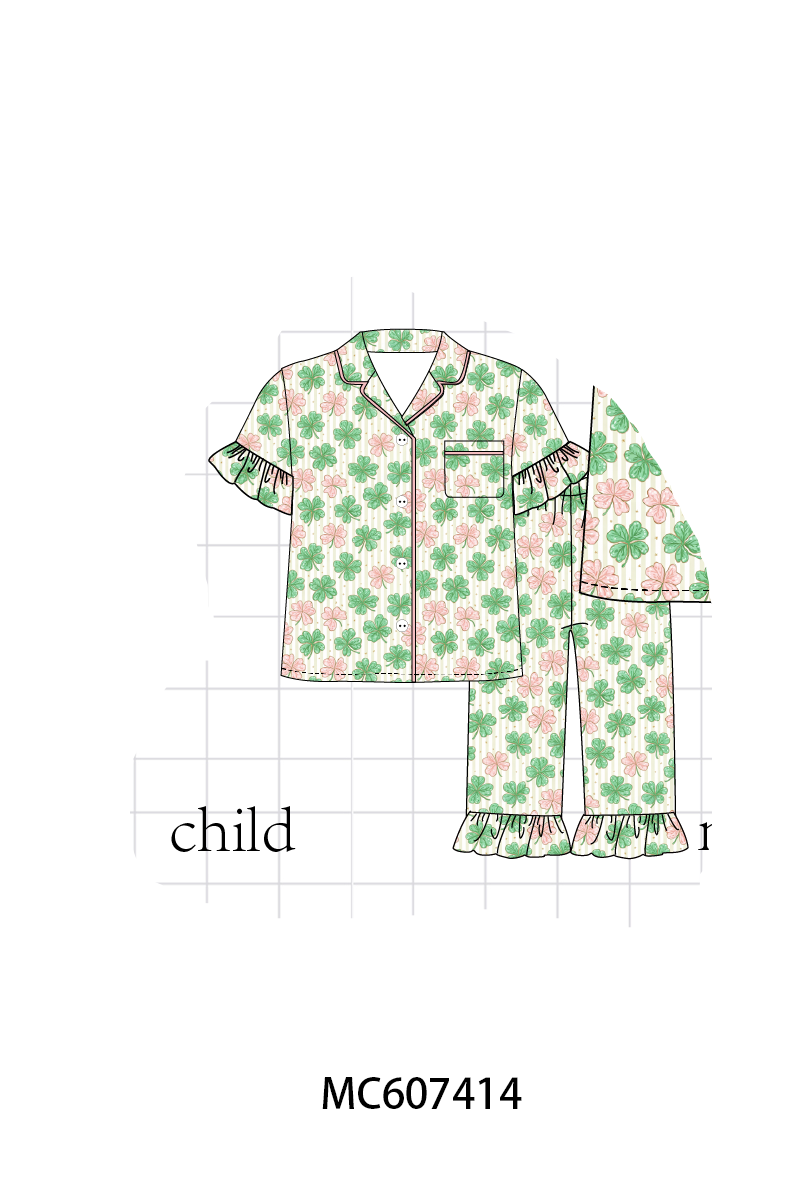 PO99 Clover print bamboo collection