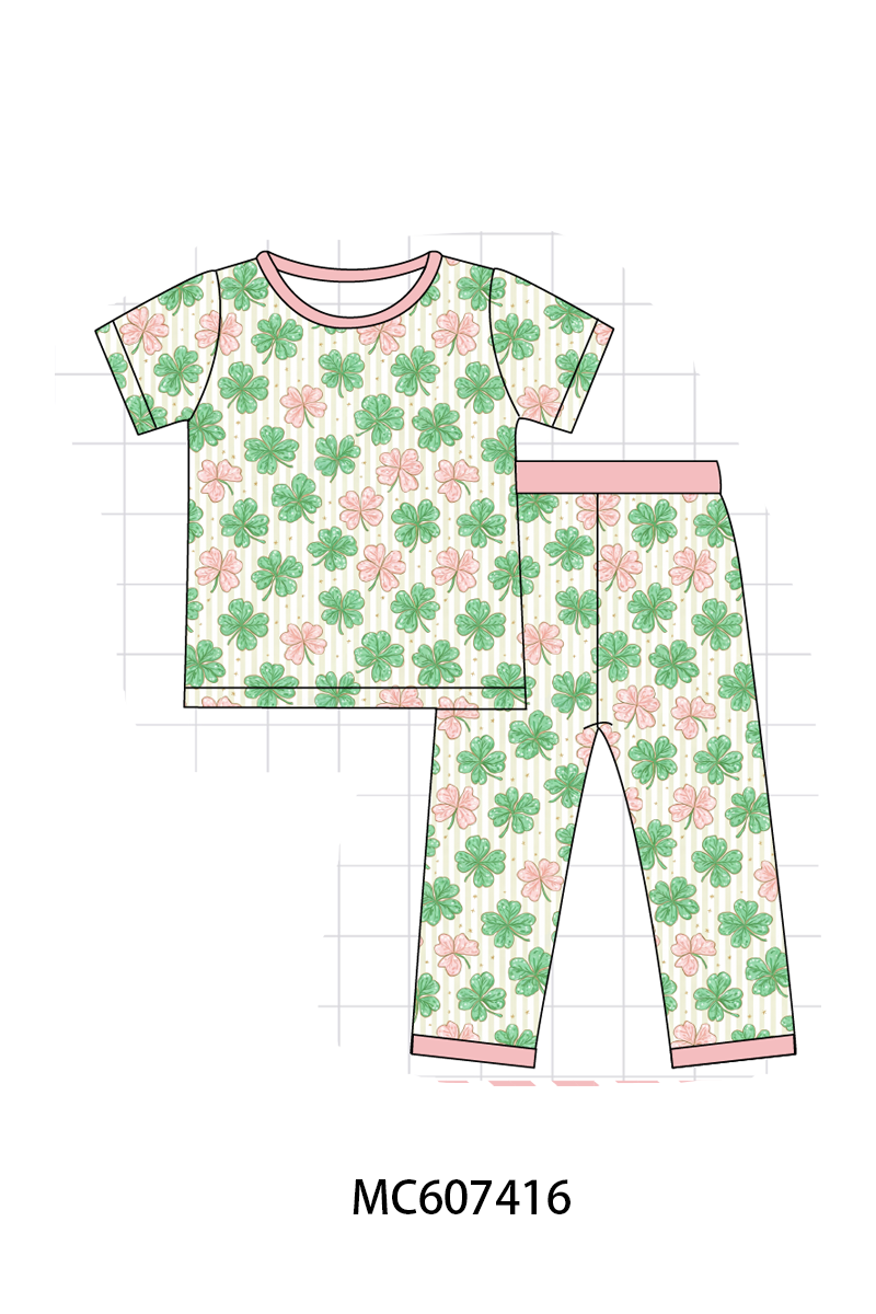 PO99 Clover print bamboo collection