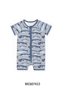 PO99 Blue grey fish bamboo collection