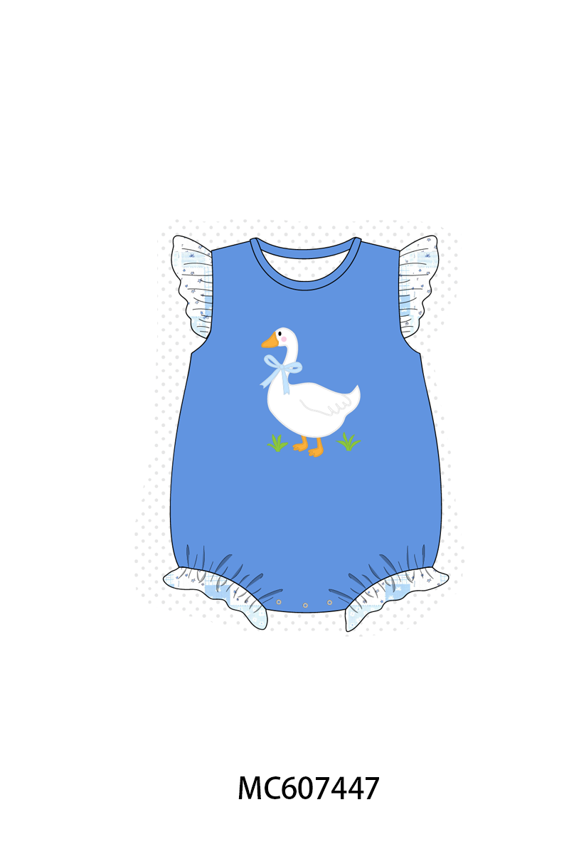 PO99 Blue goose applique patchwork collection