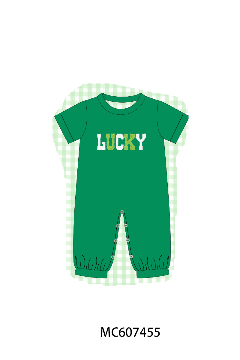 PO99 Green clover french knot collection