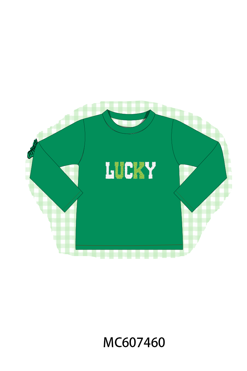 PO99 Green clover french knot collection