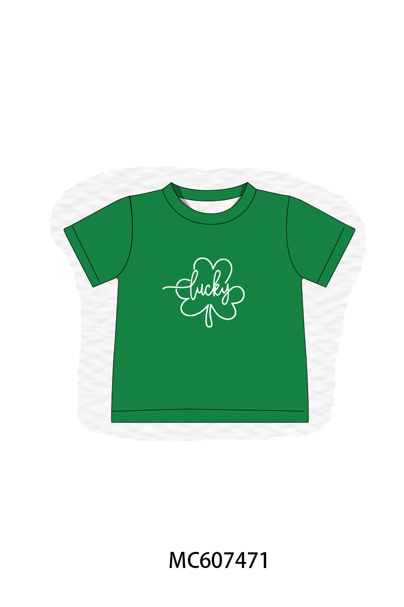 PO99 Green clover lucky embroidery collection