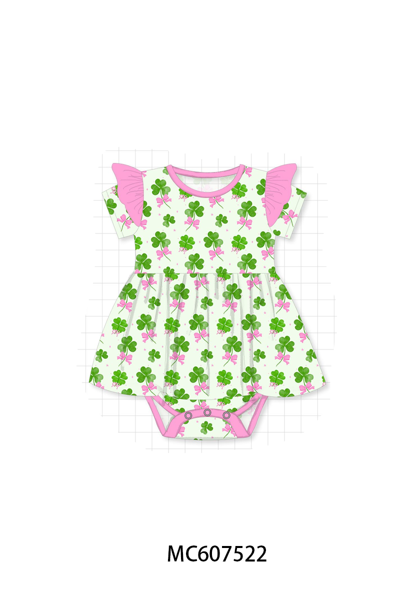 PO99 Pink clover bamboo collection