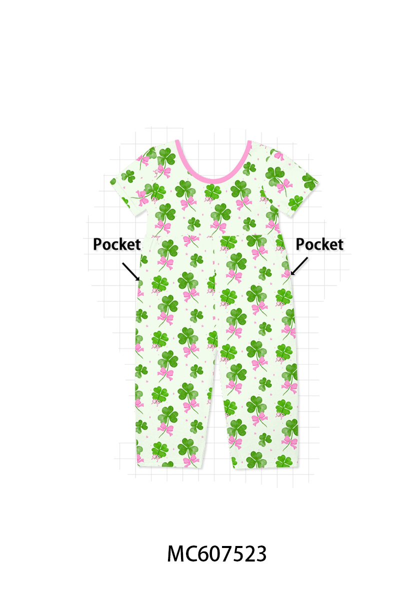 PO99 Pink clover bamboo collection