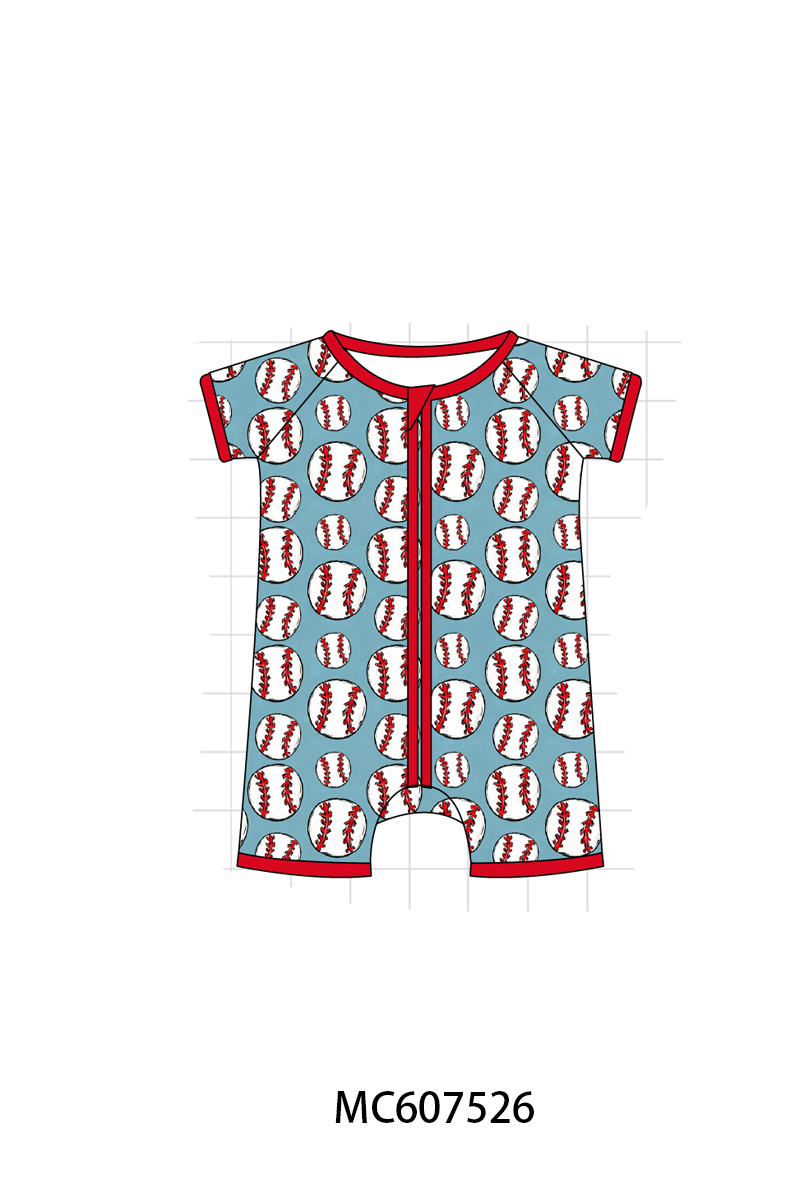 PO99 Red blue baseball bamboo collection