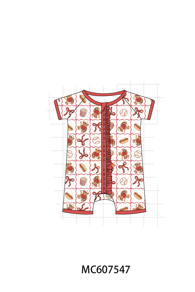 PO99 Red baseball bear bamboo collection