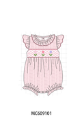 ETA MARCH 2026-po104 Pink floral smocked jacquard collection