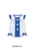 PO107 Blue shelly embroidery collection  ETA MARCH