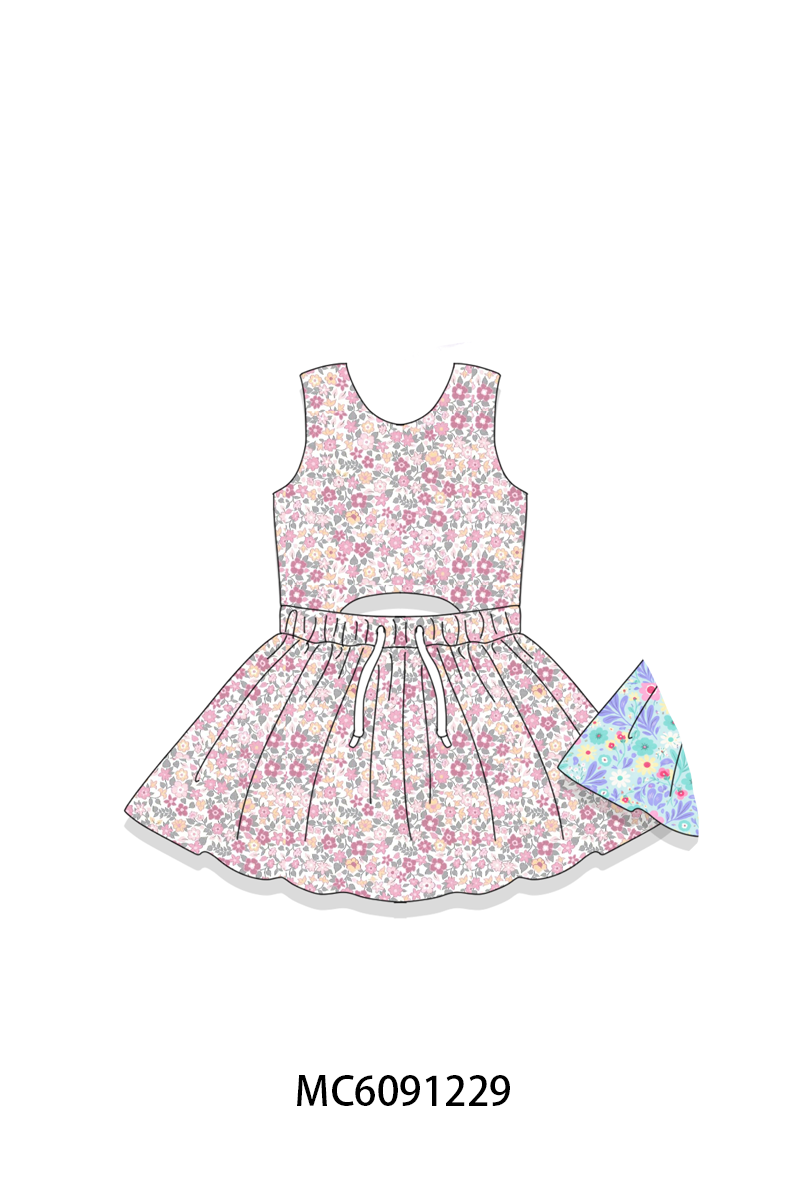 PO107 Multicolored floral dress collection  ETA MARCH