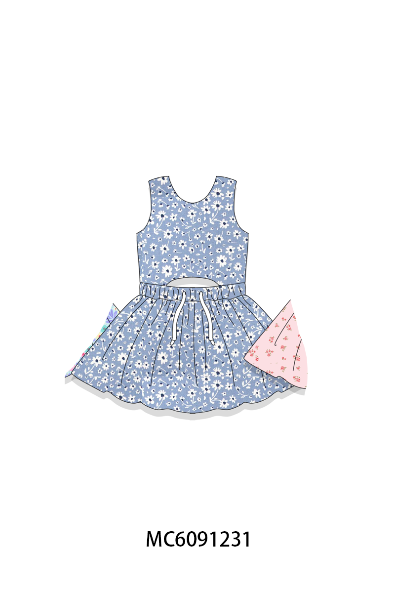PO107 Multicolored floral dress collection  ETA MARCH