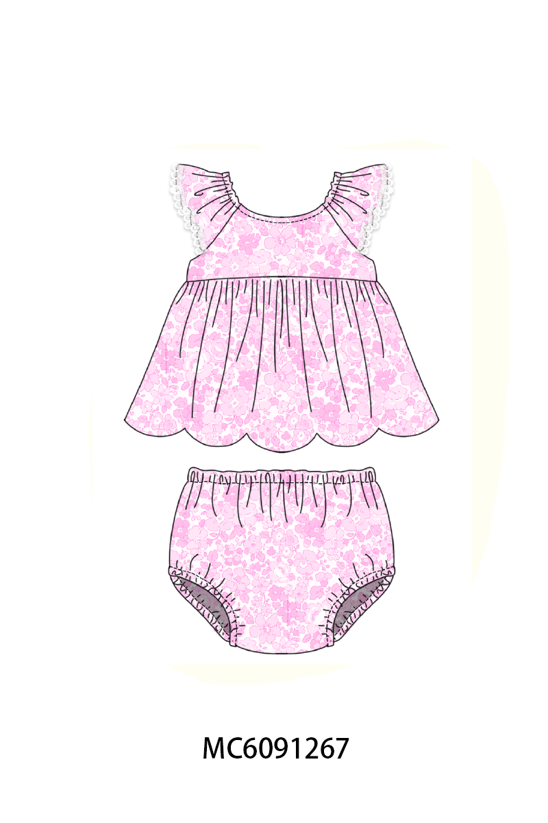 PO107 Pink floral print collection  ETA MARCH